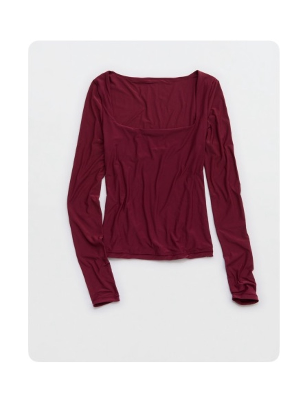 SMOOTHEZ square neck top